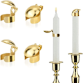 Miniatyrbild 2 av 3: Automatisk Ljussläckare helautomatisk Ljussläckare Runt guld 6st