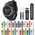 Miniatyrbillede 1 af 5: armbånd silikone Garmin Fenix ​​7x/6X Fenix ​​3 Grøn