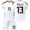 Miniatyrbilde 1 av 2: Tyskland hjemmefotballsett nummer 13 fotballtrøye for voksne for #XL