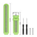 Miniatyrbillede 1 af 6: armbånd silikone Garmin Forerunner 735xt/220/230/235/Approach S20 grøn/sort