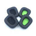 Miniatyrbillede 4 af 5: ørepuder puder til Razer Electra pudesæt sort proteinlæder