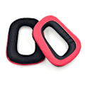 Miniatyrbilde 5 av 6: øreputer eller hodepute for Logitech G35 G930 G430 F450 sort pu hodepute