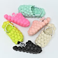 Miniatyrbild 6 av 7: mjuka tofflor slider sandaler skor foppatofflor barntofflor fopp rosa 33/34