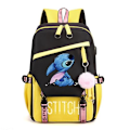 Pikkukuva 1 / 6: stitch reppu lasten reput reppu USB-liitännällä 1kpl keltainen 3