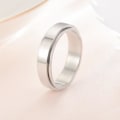 Miniatyrbillede 3 af 6: antistress spinner roterende fidget ring ringe størrelse 10/19,8 mm