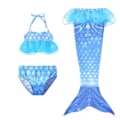 Miniatyrbild 3 av 5: sjöjungfru baddräkt bikini mermaid tail flicka röd 110