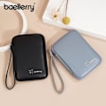 Miniatyrbillede 4 af 7: Baellerry Neutral Passskab - Elegant Minimalistisk RFID-blokering sort