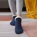 Pikkukuva 1 / 6: mukavat paksut sukat fleece sukat lasten sukat sisäkengät lasten vu laivastonsininen 43-45 (sisä 28 cm)