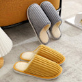 Miniatyrbild 2 av 6: fluff tofflor varma tofflor innetofflor kaffe 42-43 (insida 27cm)