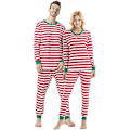 Miniatyrbild 4 av 7: julkläder julpyjamas familj pyjamasbyxor jultröja grön pyjamas s Barn 8