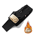 Miniatyrbild 1 av 10: Varma byxor fleecebyxor vinterbyxor cargobyxor casual thermal sw Svart 1 XL