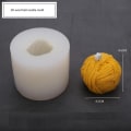 Miniatyrbillede 2 af 2: lysform lysforme DIY silikoneform lys 3D