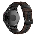 Miniatyrbild 4 av 5: armband tyg Garmin Fenix 7 Fenix 6/5 22mm svart