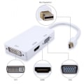 Miniatyrbild 5 av 5: Thunderbolt Mini DP displayport till HDMI DVI VGA, 3 in1, till m