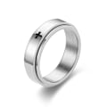 Miniatyrbillede 5 af 6: anti-angst spinner fidget roterende ring ringe størrelse 8/18,2 mm