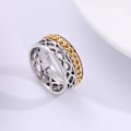 Miniatyrbillede 4 af 6: anti-angst spinner fidget roterende ring ringe Koko 10 / 19,8 mm