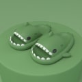 Miniatyrbild 1 av 6: tofflor haj shark tofflor shark slides grön 42/43