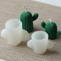 Pikkukuva 3 / 6: kynttilän muotit sytytä kynttilät tee-se-itse muotit silikonimuotissa mj30 cactus trumpet