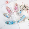 Miniatyrbillede 4 af 6: prinsessesko elsa sko børnefestsko pink 17 cm / størrelse 27