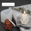 Miniatyrbillede 1 af 5: lysforme lys stearinlys gør-det-selv-forme i silikoneform mj1293d løve