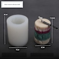 Miniatyrbillede 1 af 6: lysforme lys stearinlys gør-det-selv-forme i silikoneform br-433