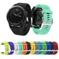 Miniatyrbild 2 av 6: armband silikon Garmin Fenix 7pro/fenix 5/6 instinct grön