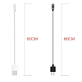 Miniatyrbilde 3 av 6: USB-ladekabel lader for Xplora XGO2 svart 60 cm