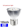 Miniatyrbild 1 av 4: växtbelysning lampa växtlampa växtbelysningen led lights E27-18 LEDs