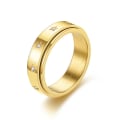 Miniatyrbillede 3 af 6: anti-angst spinner fidget roterende ring ringe størrelse 8/18,2 mm