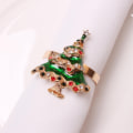 Miniatyrbillede 1 af 5: Servietringe Jul Julepynt Julepynt Julepynt t 6 stk / juletræ