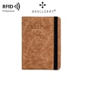 Miniatyrbillede 6 af 7: Baellerry RFID Passskab Resepengepung til Kvinder - Sandblæst kaffe