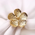 Miniatyrbillede 1 af 5: Servietringe juledekoration julepynt julepynt tak 6 stk / guld