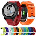 Miniatyrbillede 1 af 5: armbånd silikone Garmin Fenix ​​7/6 instinkt sort