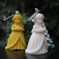 Miniatyrbillede 2 af 6: lysforme lys stearinlys gør-det-selv-forme i silikoneform br-112 prinsesse