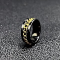 Miniatyrbild 1 av 2: anti stress fidget spinner roterande ring ringar Size8/18.2mm