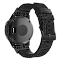 Miniatyrbild 3 av 5: armband tyg Garmin Fenix 7 Fenix 6/5 22mm svart