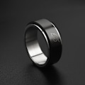 Miniatyrbillede 5 af 6: antistress spinner roterende fidget ring ringe størrelse 8/18,2 mm
