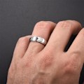 Miniatyrbillede 6 af 6: anti-angst spinner fidget roterende ring ringe størrelse 8/18,2 mm