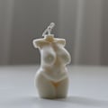 Miniatyrbillede 2 af 4: lysforme lys stearinlys gør-det-selv-forme i silikoneform lz22063 fed kvindekrop