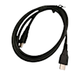 Miniatyrbillede 6 af 6: Canon EOS R-serie kamera USB-kabel IFC-100U/400U - Dataoverførsel 1 meter C-C2.0 sort