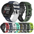 Miniatyrbild 1 av 5: armband silikon Garmin Forerunner 245/645 20mm 22mm grön/svart (22mm)