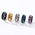 Miniatyrbillede 3 af 3: anti-angst spinner fidget roterende ring ringe Koko 7/17mm