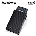 Miniatyrbild 2 av 7: Baellerry RFID-blockerande automatisk popup-plånbok Kolfibermagn svart