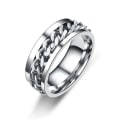 Miniatyrbillede 3 af 6: antistress spinner roterende fidget ring ringe størrelse 12/21,5 mm