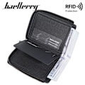Pikkukuva 3 / 7: Baellerry Miesten Lompakko Business Color Blocking RFID Nahka Slim Zi ruskea