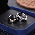 Miniatyrbillede 4 af 6: anti-angst spinner fidget roterende ring ringe Koko 9/19mm