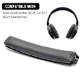 Miniatyrbilde 3 av 6: øreputer hodetelefonputer pads for Bose QC25 QC35 grå