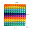Miniatyrbild 1 av 10: fidget toys pop it leksak sensory regnbåge 20cm