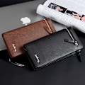 Miniatyrbilde 2 av 5: Baellerry Business Clutch Lommebok for menn Lang glidelås Håndveske svart