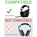 Miniatyrbillede 3 af 6: ørepuder eller hovedpude til Logitech astro A40TR læder/stof
